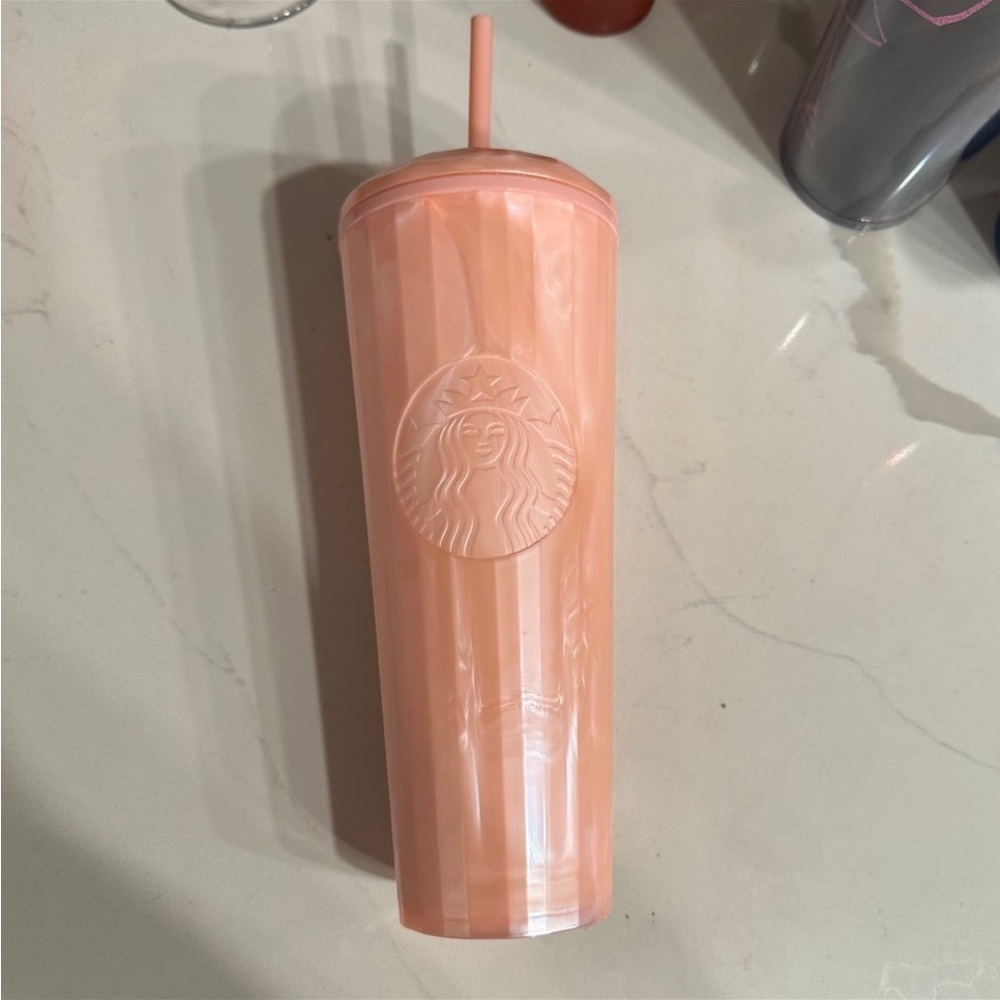 Starbucks pink blush dome cup